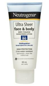 Neutrogena Ultra Sheer Face & Body Dry Touch Sunscreen Lotion
