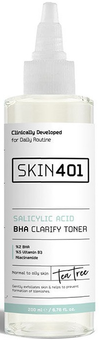 SKIN401 Salicylic Acid BHA Clarify Toner