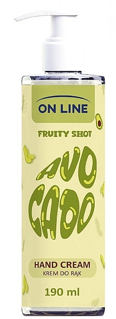 ON LINE Fruity Shot Avocado Hand Cream