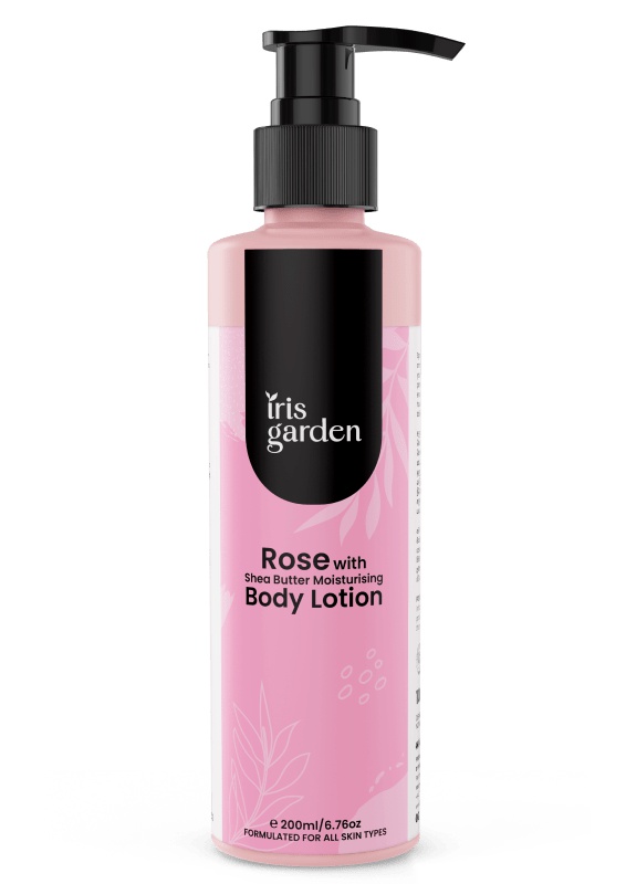 Iris Garden Rose With Shea Butter Moisturising Body Lotion