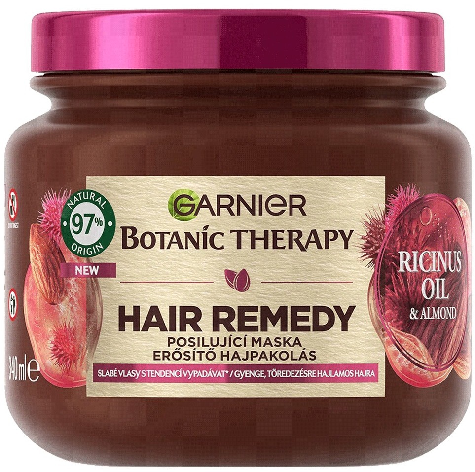 Garnier Botanic Therapy Hair Remedy Ricinus Oil & Almond ingredients ...