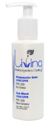 Living Bloqueador Solar Living SPF 100 No Graso