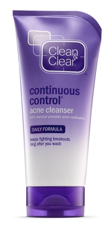 Clean & Clear Continuous Control Acne Cleanser 10% Benzoyl Peroxide
