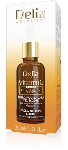 Delia Cosmetics Vitamin C Face & Neckline Serum