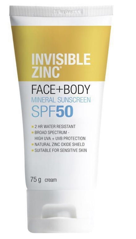 Invisible Zinc SPF 50 Face & Body