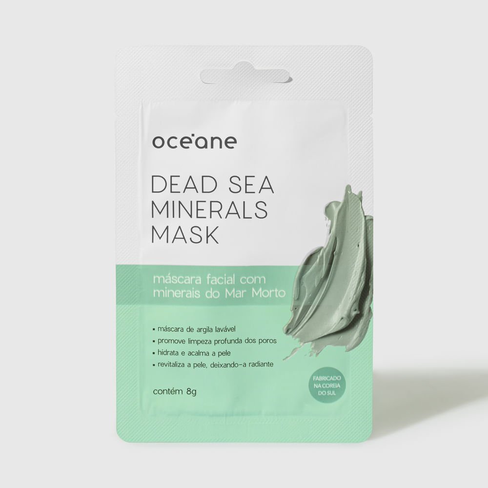 Oceane Máscara Facial Com Mineras Do Mar Morto - Dead Sea Minerals Mask