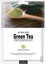 COS.W My Real Skin Facial Mask - Green Tea