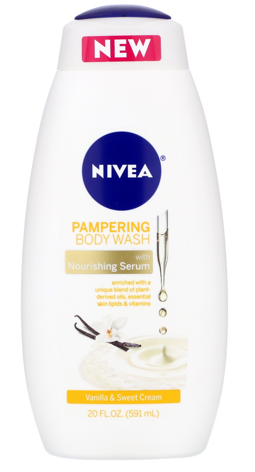 Nivea Pampering Body Wash (Vanilla And Sweet Cream)