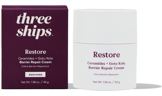 Three Ships Restore Ceramides + Gotu Kola Barrier Repair Cream