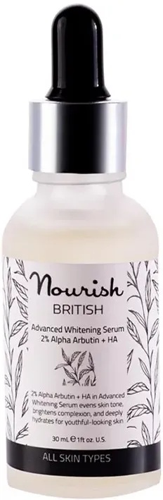 Nourish british Advanced Whitening Serum 2% Alpha Arbutin
