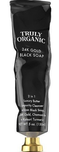 Truly 24k Gold Black Soap