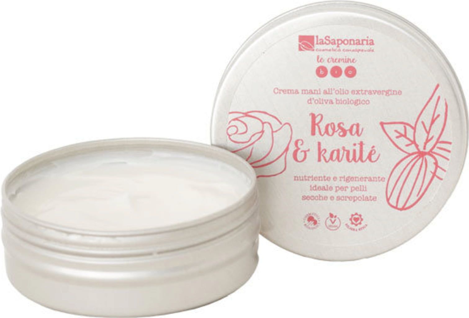 LaSaponaria Rosa & Karité Hand Cream