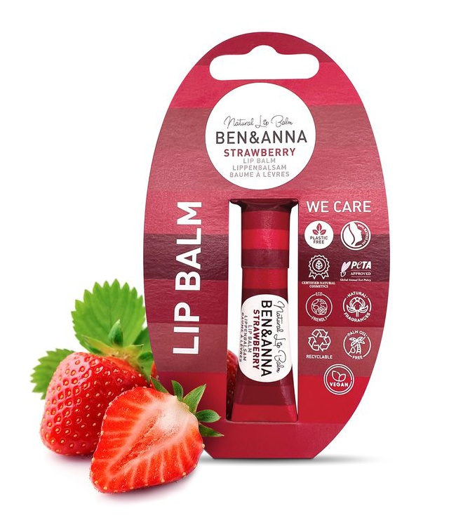 Ben & Anna Strawberry Lip Balm