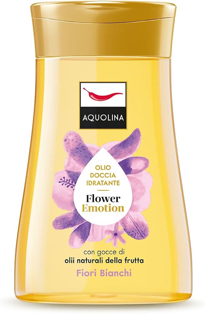 Aquolina Flower Emotion Fiori Bianchi [White Flowers] Moisturizing Shower Oil