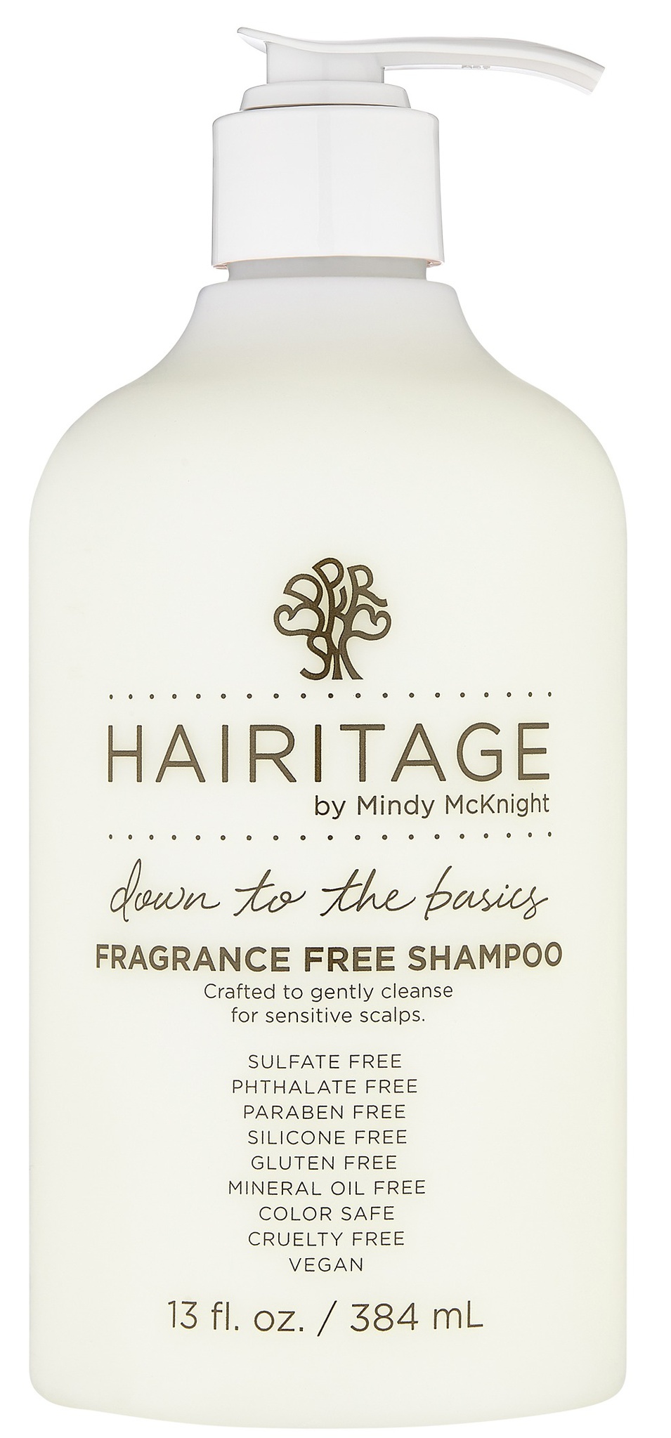 Hairitage by Mindy McKnight! Down To The Basics Fragrance Free Shampoo