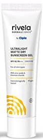 Rivela Dermascience Ultra Light Matte Dry Sunscreen Gel