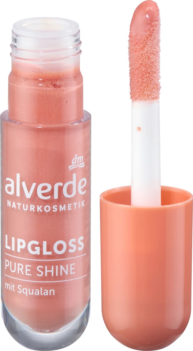 alverde Pure Shine Lipgloss 30 Peach Glow