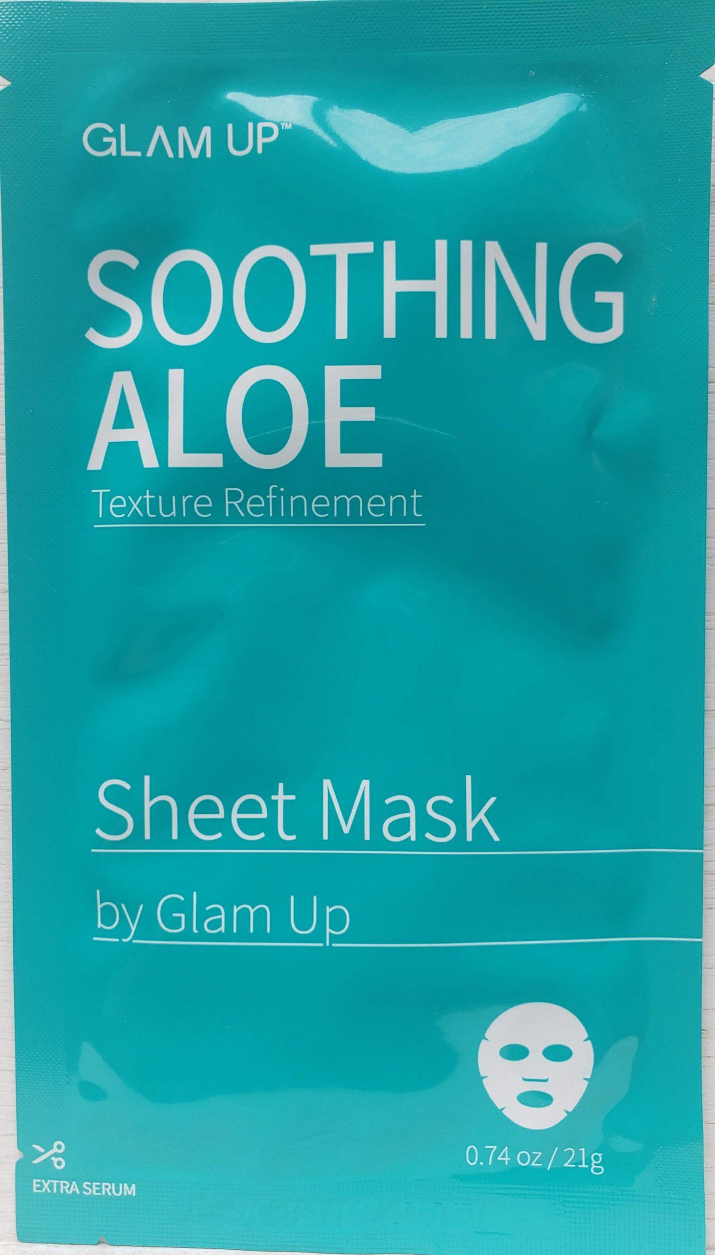 GLAM UP Soothing Aloe Sheet Mask