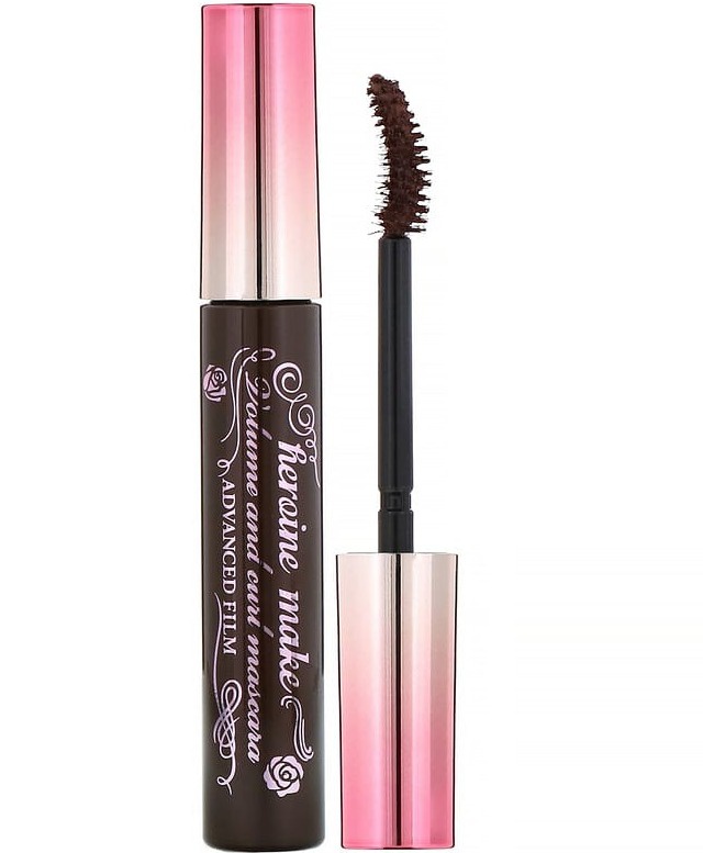 Kiss Me Heroine Make, Long & Curl Mascara, Advanced Film, #02 Brown