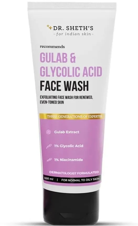 Dr. Sheth's Gulab & Glycolic Acid Face Wash