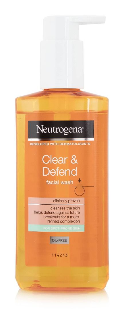 Neutrogena Clear & Defend Facial Wash, Oil-Free