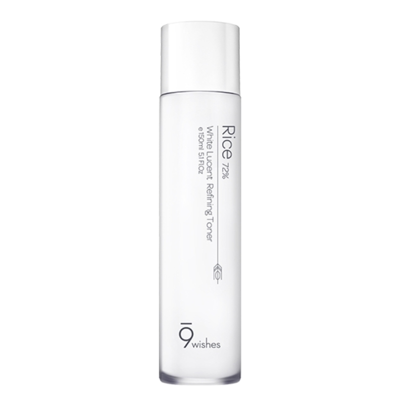 9wishes Rice 72% White Lucent Refining Toner