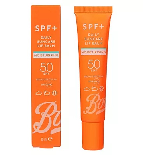 Boots SPF+ Moisturising Lip Balm SPF50