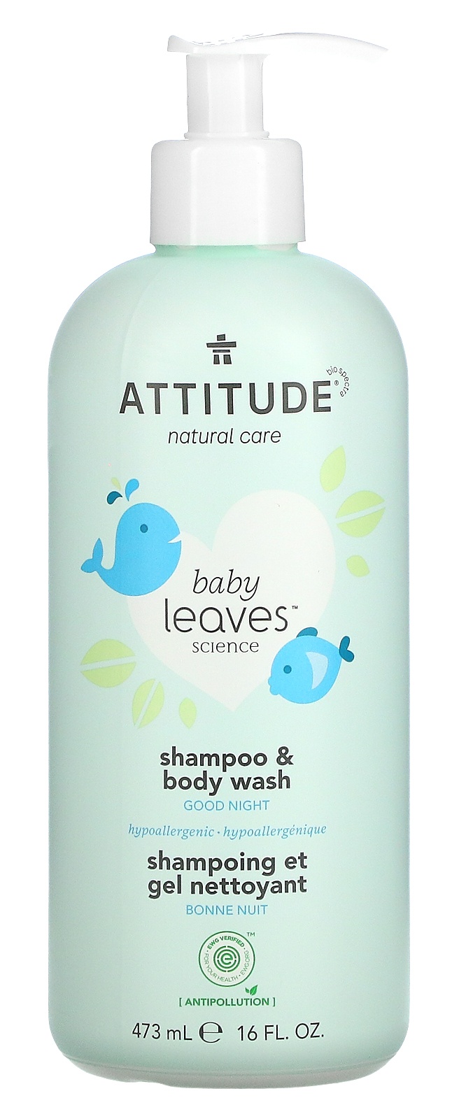 Attitude Baby Leaves Science, Shampoo & Body Wash