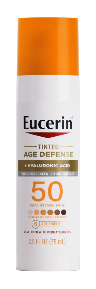Eucerin Sun Age Defense Tinted Face Sunscreen Lotion SPF 50