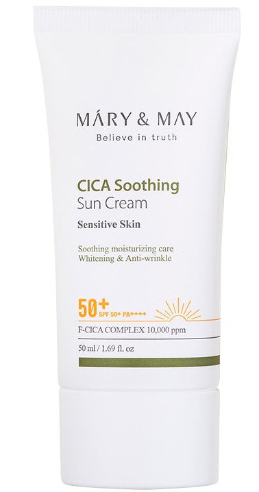 MARY & MAY Cica Soothing Sun Cream SPF50+ Pa++++