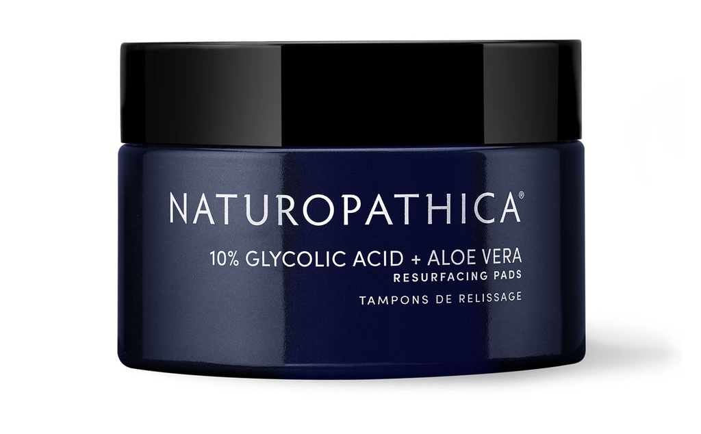 naturopathica 10% Glycolic Acid + Aloe Vera Resurfacing Pads