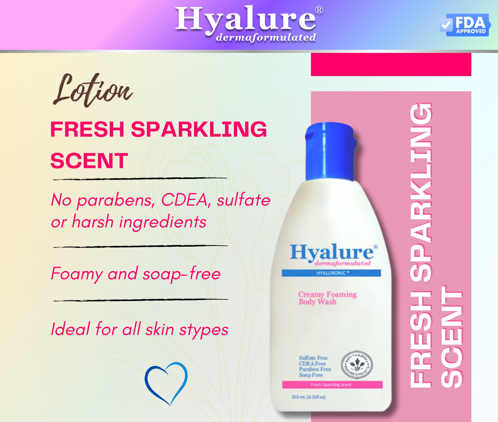 Hyalure Creamy Foaming Body Wash