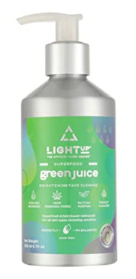 Light Up Beauty Green Juice Superfood Brightening Face Cleanse