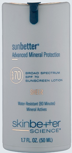 SkinBetter Sunbetter Sheer SPF70 Sunscreen Lotion