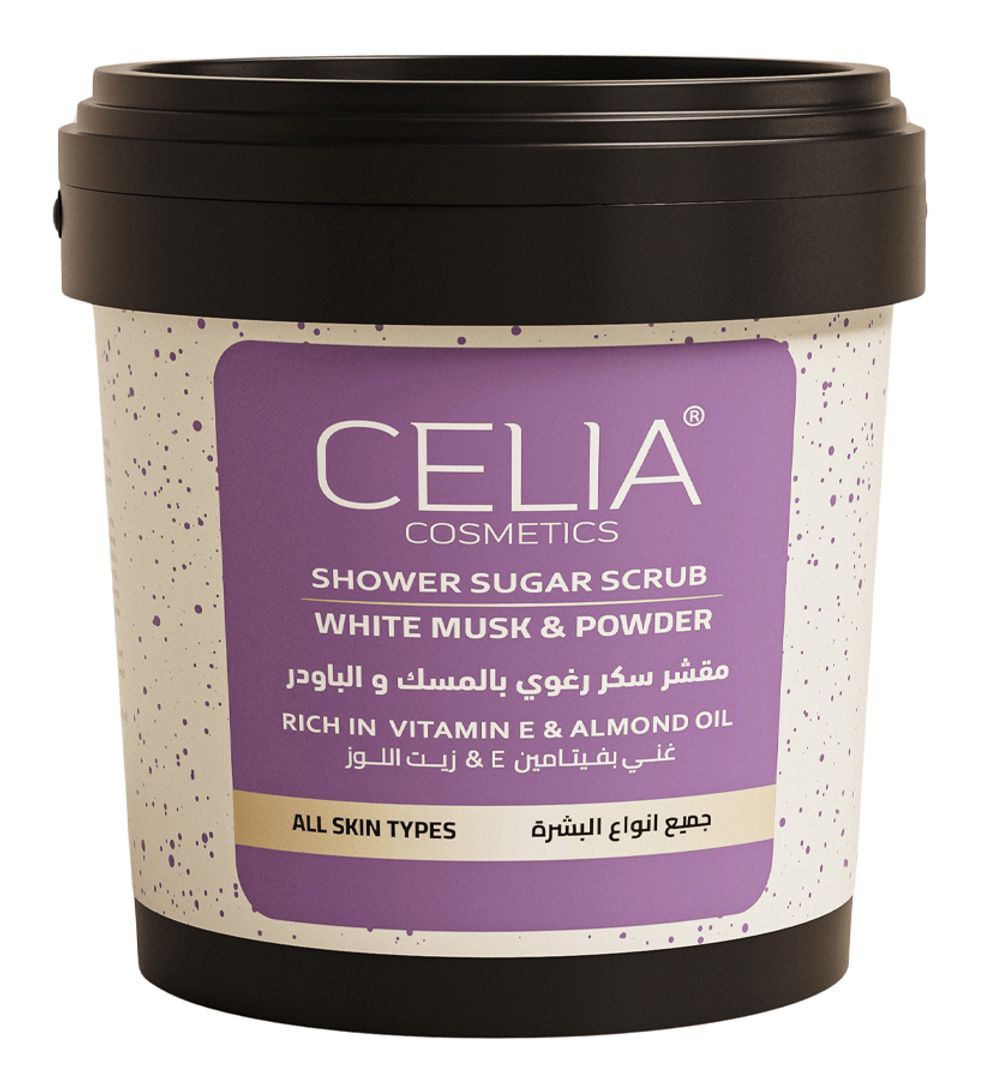CELIA Musk & Powder Foaming Sugar Scrub