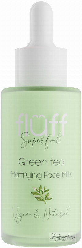 Fluff Superfood Matifying And Moisturizing Face Milk - Green Tea