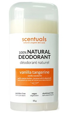 Scentuals Natural Deodorant Stick Vanilla Tangerine