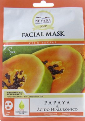 Nevada Natural Products Facial Mask Papaya & Hyaluronic Acid