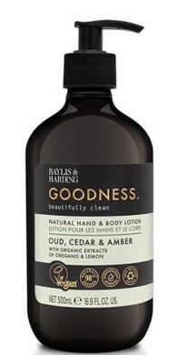 Baylis & Harding Goodness Oud, Cedar & Amber Hand & Body Lotion