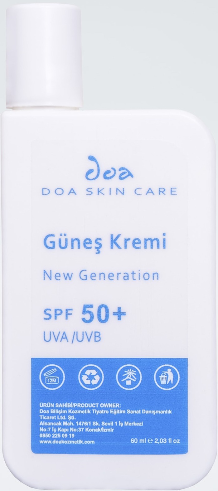 doa kozmetik New Generation Güneş Kremi