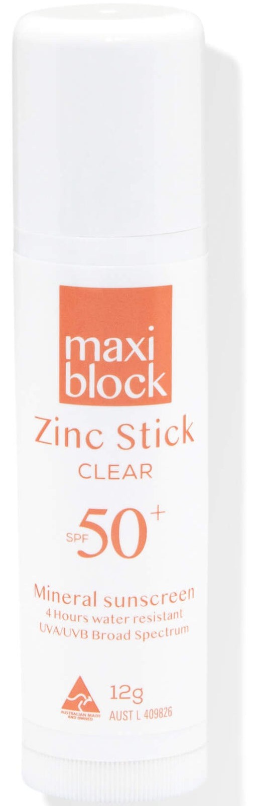 Maxiblock Zinc Stick Clear SPF50+