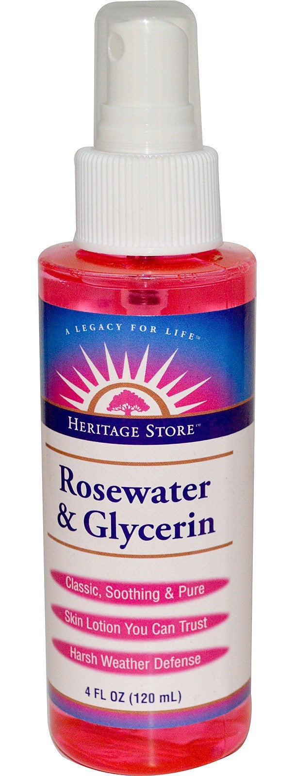 Heritage Store Rosewater And Glycerin Spray