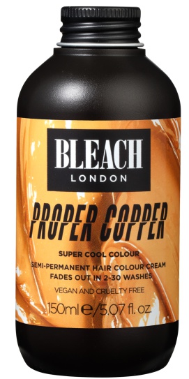 BLEACH London Proper Copper Super Cool Colour Warm Auburn Semi-permanent Hair Colour Cream