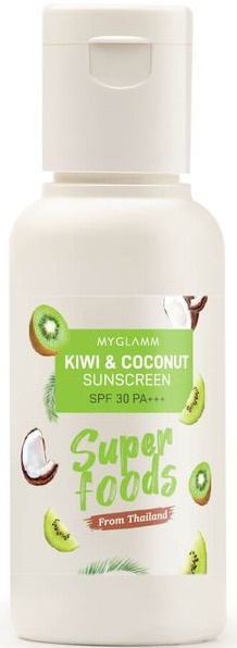 MYGLAMM Kiwi And Coconut Sunscreen SPF 30 Pa +++