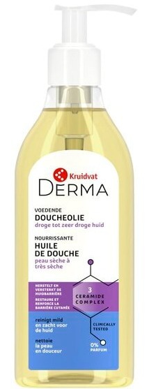 Kruidvat Derma Shower Oil - Voedende Doucheolie - Nourrissante Huile De Douche