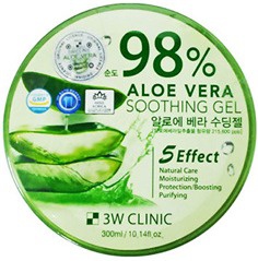 3W Clinic 98% Aloe Vera Soothing Gel