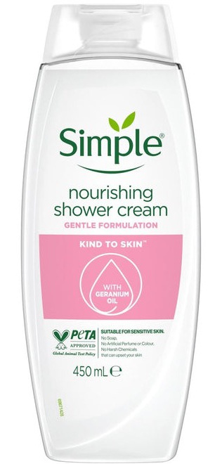 Simple Kind To Skin Nourishing Shower Gel