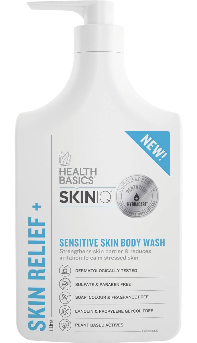Health Basics Skin IQ Skin Relief+ Sensitive Skin Body Wash