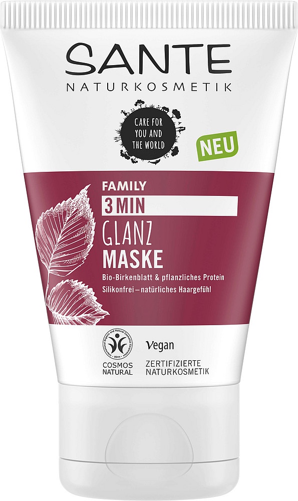 Sante 3 Min Shine Mask Organic Birch Leaf & Plant-Based Protein