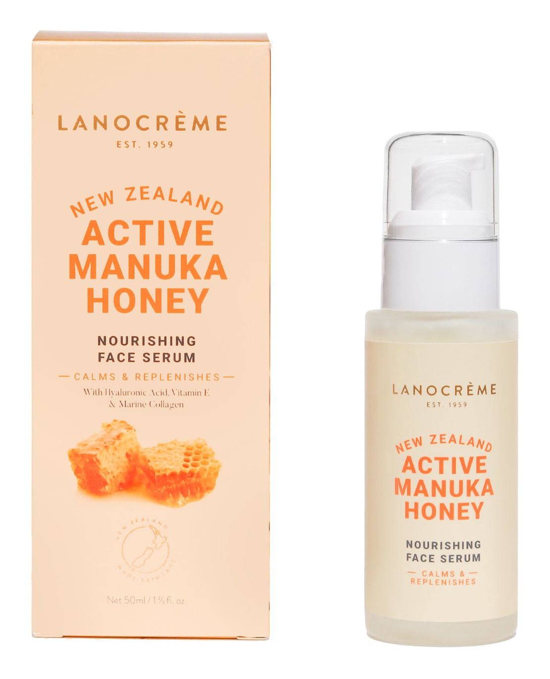 Lanocreme New Zealand Active Manuka Honey Nourishing Face Serum